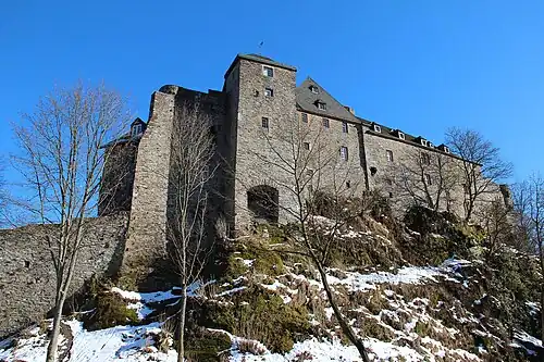 Rückseite Palas mit Vierungsturm