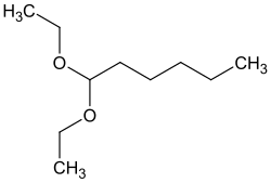 Strukturformel von 1,1-Diethoxyhexan