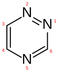 1,2,5-Triazin (falsch)