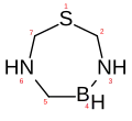 1,3,6,4-Thiadiazaborepan, nicht 1,3,6,4-Thiadiazaboraepan
