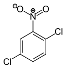 Strukturformel von 1,4-Dichlor-2-nitrobenzol
