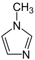 Strukturformel von 1-Methylimidazol
