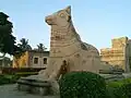 Nandi in Gangaikonda Cholapuram, Tamil Nadu (ca. 12. Jh.)
