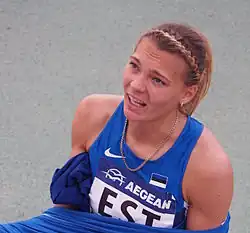 Eleriin Haas Rang elf mit 1,85&nbsp;m