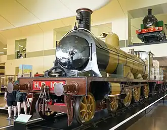 Lokomotive 103 im Riverside Museum in Glasgow