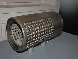 Loch-Mündungsbremse einer finnischen 10,5 cm Haubitze