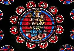 Glasmalerei in der Kathedrale Notre-Dame de Chartres