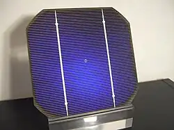 Pseudoquadratische Solarzelle aus monokristallinem Silicium