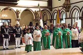 Gottesdienst in St-Sebastian Berlin mit Generalvikar Bartmann (2016)