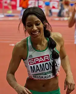 Patrícia Mamona – unter anderem Europameisterin von 2016 – kam auf den fünften&nbsp;Platz