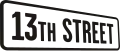 Logo von 13th Street bis März 2011