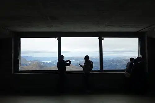 Fenster bei der Station Eigerwand, 2865 m (2008)