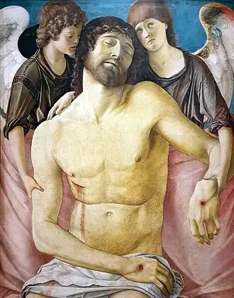 Der tote Christus, von zwei Engeln gestützt (Giovanni Bellini)