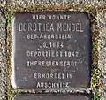 Stolperstein für Dorothea Mendel (Franzstraße 64)