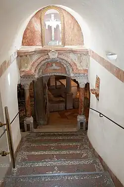 Treppe zur Kapelle