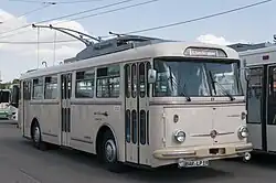 Škoda 9Tr als historisches Fahrzeug in Eberswalde, Mai 2007