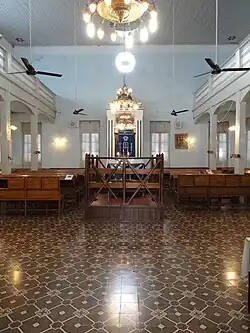 Baron-Hirsch-Synagoge (Innenansicht)