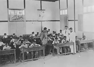 Schule in Balibo in den 1930er-Jahren