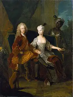 Friedrich Ludwig von Württemberg und Gemahlin, ca. 1716