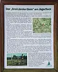 Infotafel Drei-Länder-Stein