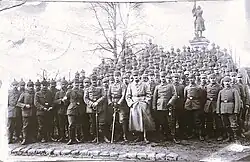 Ein Korp der 18. Reserve Division aus Schleswig-Holstein Anfang 1915