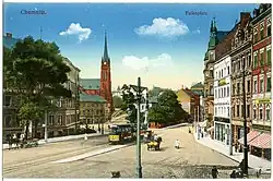 Historische Wagen am Falkeplatz …