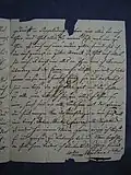 Brief von Wilhelm Mülhens vom 3.&nbsp;Februar 1826 seine Firmenverkäufe betreffend „…&nbsp;es liegt nur alles an Ihnen, da ich keinen Uebertrag mit der Firma machen durfte&nbsp;…“