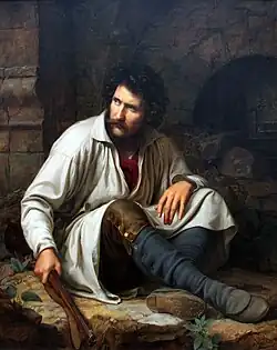 Theodor Hildebrandt: Der Räuber, 1829