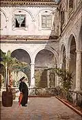 Patio del Convento de San Francisco de Cádiz, 1881