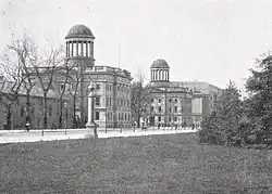 Blick gen Südwesten auf den Meilenstein, um 1903