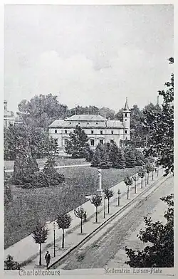 Ansicht vom Luisenplatz Richtung Osten, Postkarte um 1900