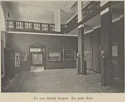 Die neue Galerie Neupert. Der grosse Saal. 1918