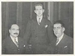 V. l.: G. Boitel, Guy Fauchamps und Alfred Aeberhard.