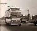 Ein Doppeldecker des Typs JaTB-3 in Moskau, 1937