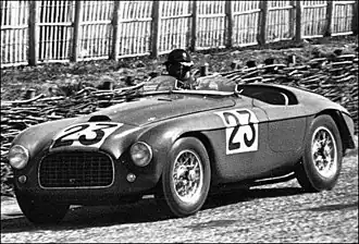 Jean Lucas im Ferrari 166 MM beim 24-Stunden-Rennen von Le Mans 1949