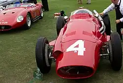 Der Maserati 250F mit dem Ottorino Volonterio 1956 am Start war