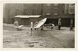 Rohbau der „Rhönlerche“ der Akaflieg Frankfurt an der Goethe-Universität 1957