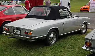 Heckansicht Glas 1300 GT, geschlossen