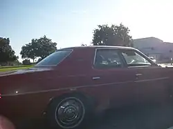 Detail eines Ford Custom 500