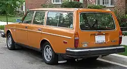 Volvo 245 DL Heckansicht (1974–1977), US-Version