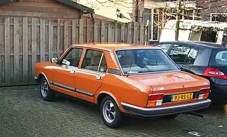 Fiat 132 mit 2,0-l-Motor, Heckansicht (1977–1981)