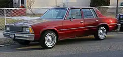Chevrolet Malibu Sedan (1980–1981)