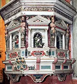 Korb der Renaissance-Kanzel