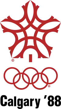 Logo der Olympischen Winterspiele 1988