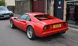 Heckansicht des Ferrari 328 GTB