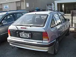 Heckansicht neuseeländisches Modell