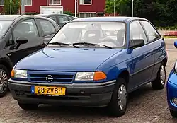 Opel Astra F von 1991 bis 1998 (Cabrio bis 2000)