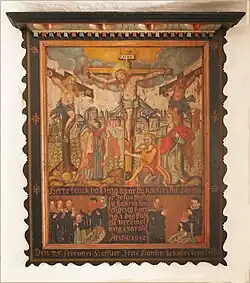 Kreuzigung mit Stiftern