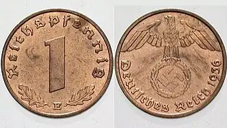 1 Rpf, 1936 (Bronze-Legierung)