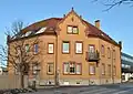 Backsteinhaus in der Nürnberger Straße